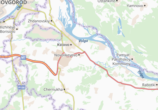 Mapa Novolikeyevo