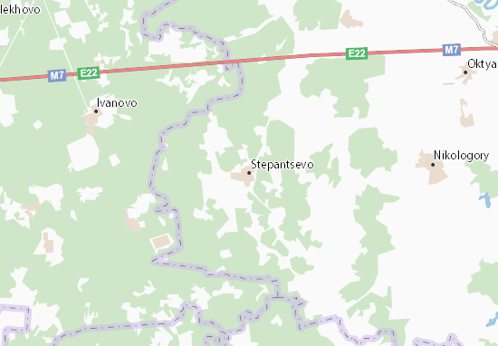 Mapa Stepantsevo