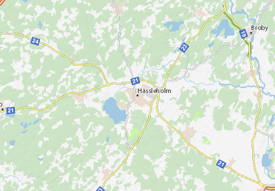 Mapa Hässleholm