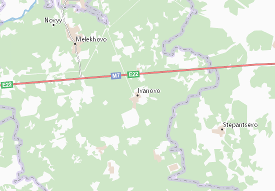 Mapa Ivanovo