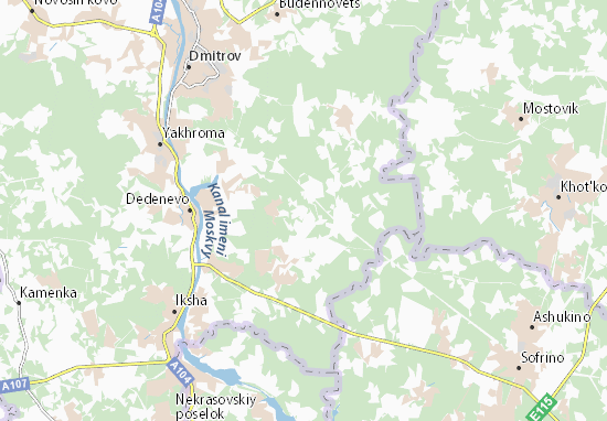 Mapa Andreykovo