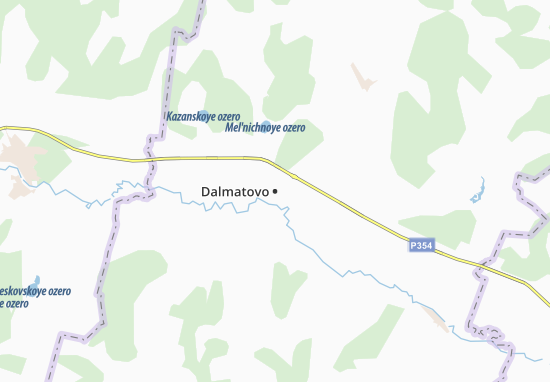 Mapa Dalmatovo