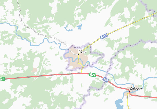 Mapa Ržev