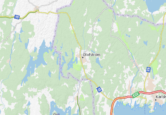Mapa Olofström