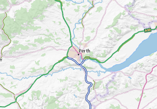 Karte Stadtplan Perth