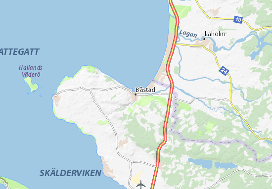 MICHELIN Båstad map - ViaMichelin