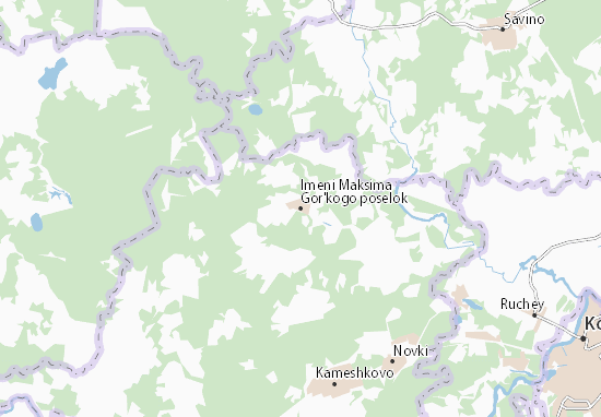 Mapa Imeni Maksima Gor&#x27;kogo poselok