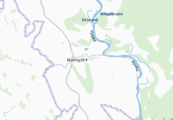 Mapa Malmyzh