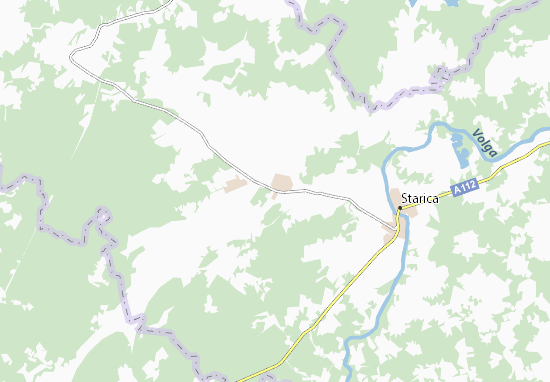 Karte Stadtplan Staritsa selo