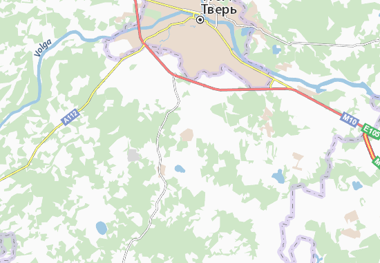 Karte Stadtplan Burashevo