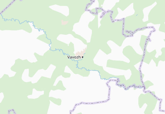 Karte Stadtplan Vavozh