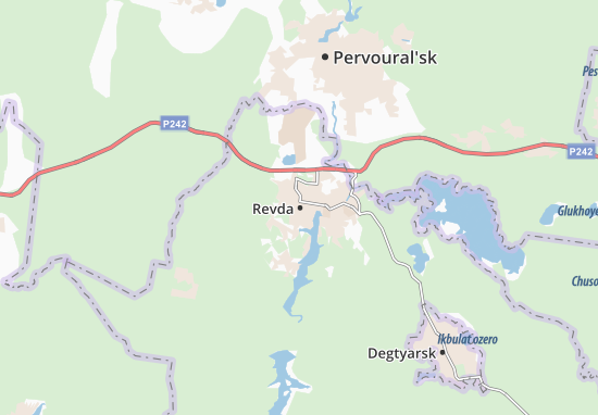 Karte Stadtplan Revda