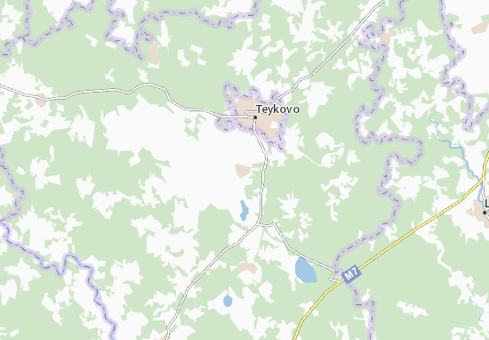 Mapa Novoye Leushino