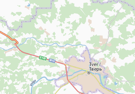Karte Stadtplan Chernogubovo