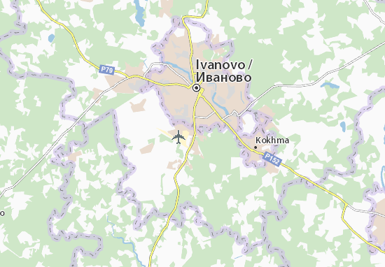 Kaart Plattegrond Kolyanovo