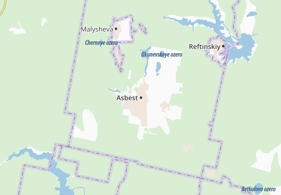 Karte Stadtplan Asbest