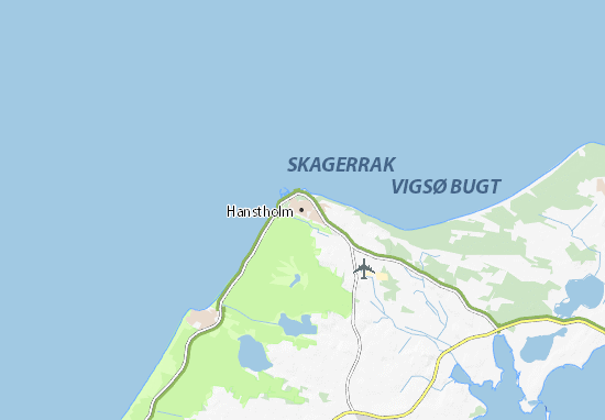 Mapa Hanstholm