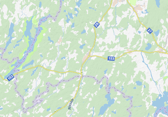 Kaart Plattegrond Smålands-stenar