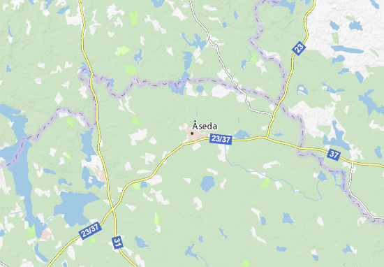 Mapa Åseda