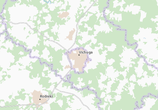 Karte Stadtplan Vichuga
