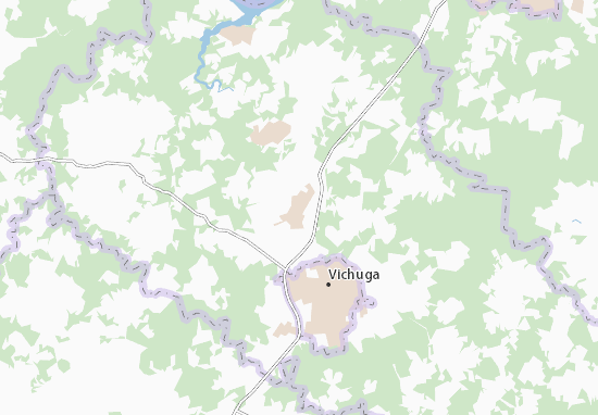 Karte Stadtplan Staraya Vichuga