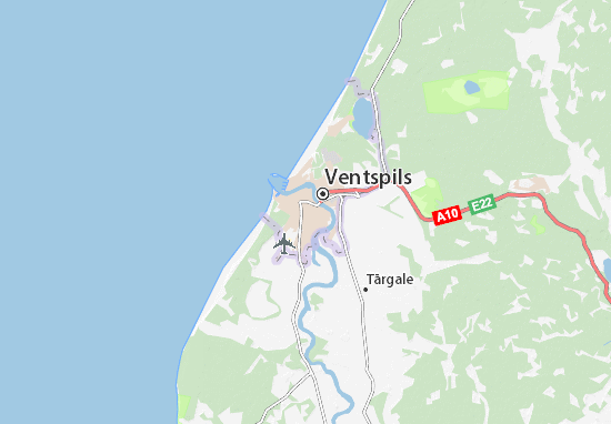 Mapa Ventspils