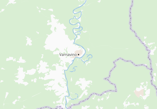 Mapa Varnavino