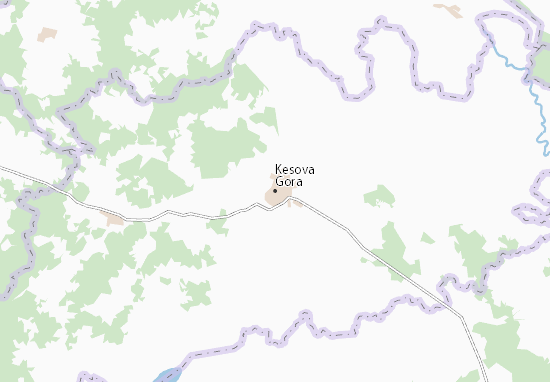 Mapa Kesova Gora