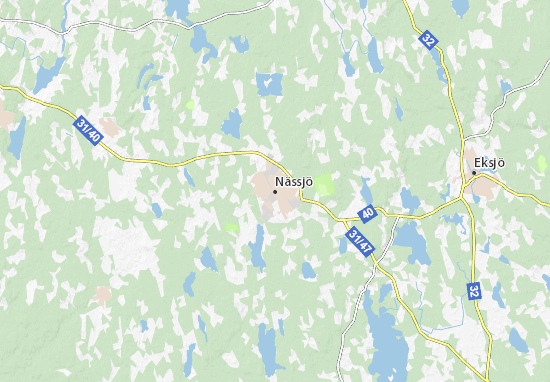 Mapa Nässjö