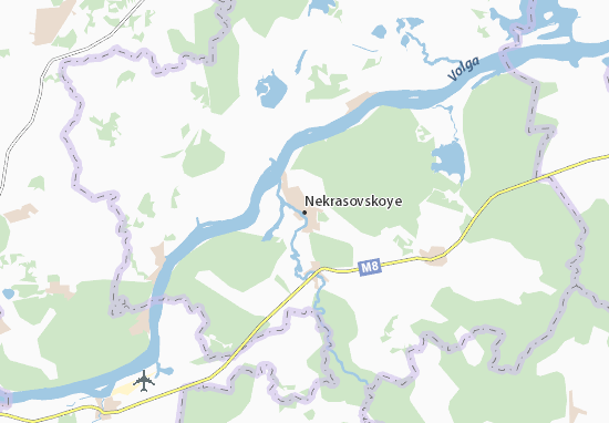 Mapa Nekrasovskoye