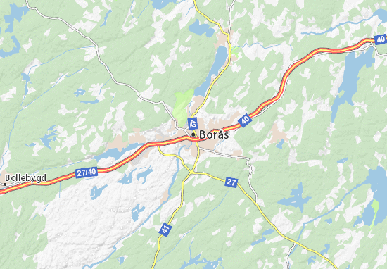 Karte Stadtplan Borås