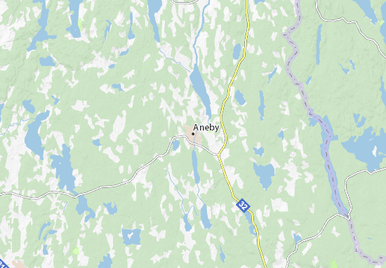 Karte Stadtplan Aneby