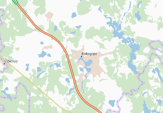 Mapa Bologoje