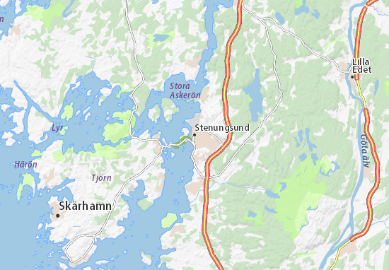 Mapa Stenungsund