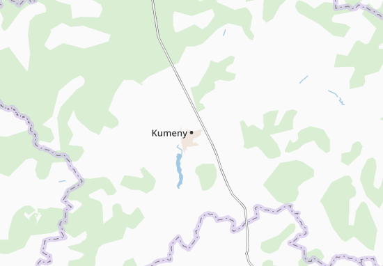 Mapa Kumeny