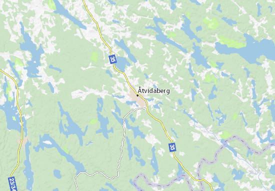 Mapa Åtvidaberg