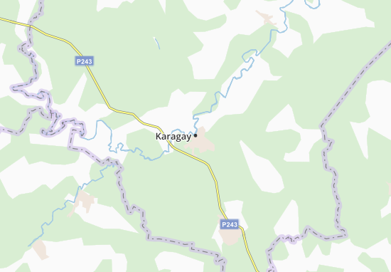 Kaart Plattegrond Karagay