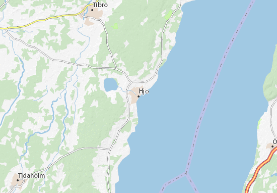Karte Stadtplan Hjo