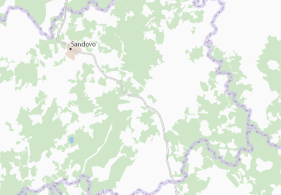 Mapa Staroye Sandovo