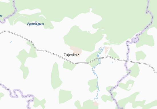Mapa Zujevka