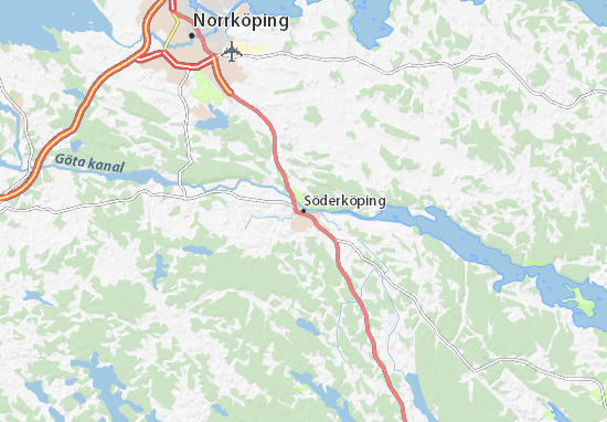 Mapa Söderköping