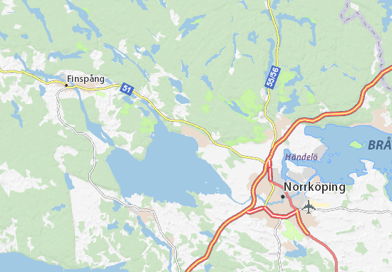 Karte Stadtplan Svärtinge