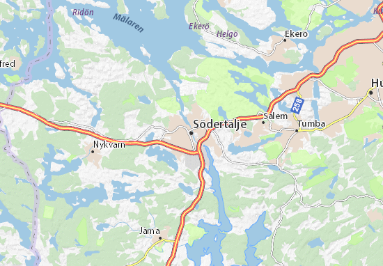 Top 54+ imagen södertälje kartta