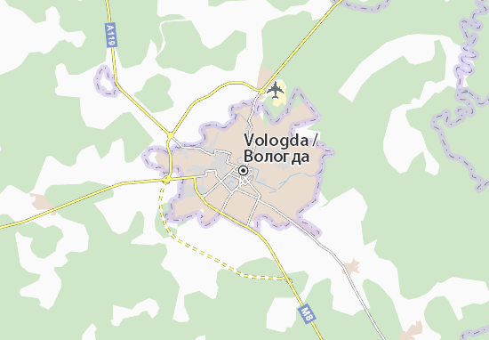 Karte Stadtplan Vologda