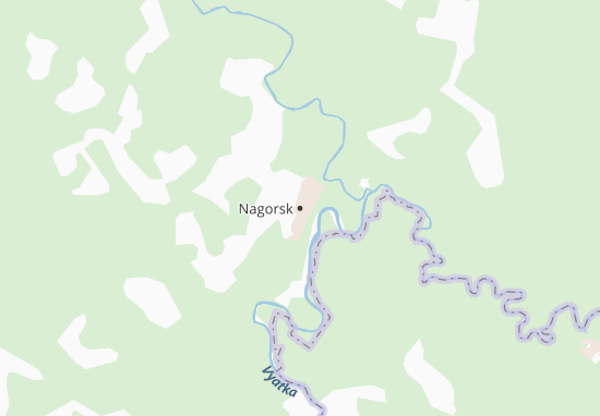 Mapa Nagorsk