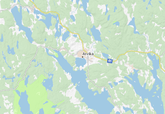 Mapa Arvika