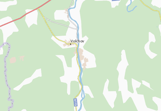 Mapa Volchov