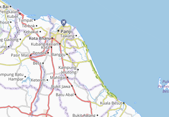 Karte Stadtplan Kampung Kuan