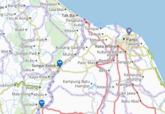 Mapa Kampung Lalang