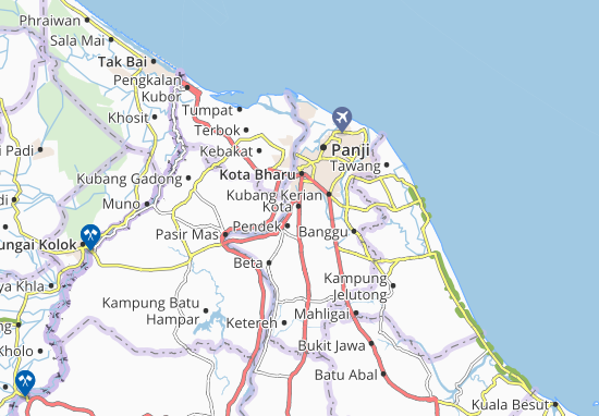 Karte Stadtplan Kampung Kota